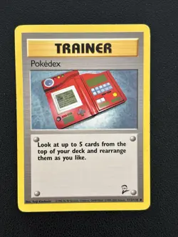 Pokemon TCG Base Set 2 Pokedex Card 115/130 Uncommon LP - Image 2