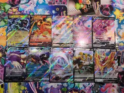 Pokemon Japanese Triple Rare Double Rare RRR RR VMax V Ex Lot of 10 Cards NM - Image 1