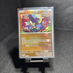 Pokemon TCG Prismatic Evolutions 055/131 Great Tusk Master Ball Reverse Card - Image 1