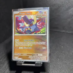 Pokemon TCG Prismatic Evolutions 055/131 Great Tusk Master Ball Reverse Card - Image 3