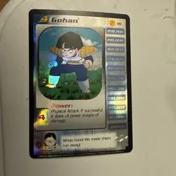 Gohan Rare Foil Personality Card 95 DBZ CCG Dragon Ball Z Score TCG Unlimited MP - Image 1