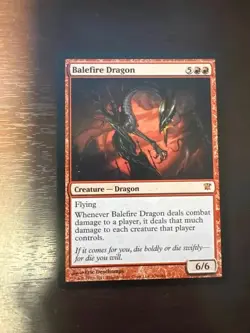 Magic the Gathering MTG Ungraded Raw: Balefire Dragon - Innistrad - Image 1