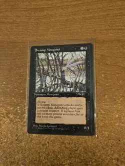 MAGIC THE GATHERING ALLIANCES SWAMP MOSQUITO (B) MODERATELY PLAYED - Image 1