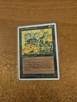 MAGIC THE GATHERING CHRONICLES EMERALD DRAGONFLY LIGHTLY PLAYED - Image 1