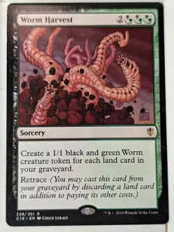 Worm Harvest - Commander: 2016 - Magic the Gathering MTG Nice! - Image 1