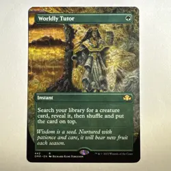 Worldly Tutor (Borderless) Dominaria Remastered Regular - Image 1