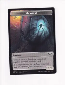 MAGIC THE GATHERING MTG COMMANDER: DUSKMOURN DOUBLE TOKEN INSECT 10 / MANIFEST - Image 2