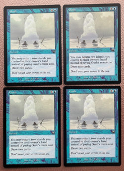 4 X Gush MTG Magic the gathering - Image 1