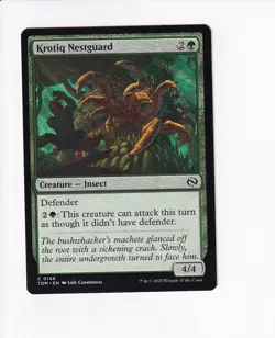 MAGIC THE GATHERING MTG TARKIR DRAGONSTORM KROTIQ NESTGUARD (#1) - Image 1