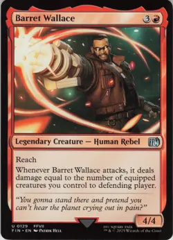 Barret Wallace (Surge Foil) U FINAL FANTASY 584 NM Normal MTG - Image 1
