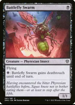 Battlefly Swarm 081 NM Dominaria United MTG Magic The Gathering - Image 1
