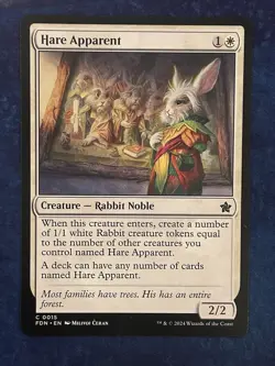 MTG Hare Apparent # 15 - Foundations - LP - Image 1