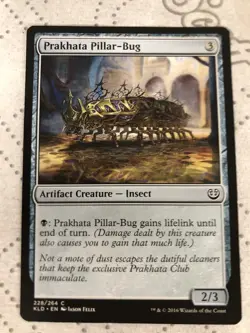 MTG Prakhata Pillar-Bug Kaladesh (KLD) Common Magic The Gathering #228/264 - Image 1