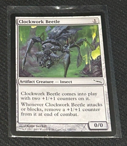 Magic the Gathering Mirrodin Clockwork Beetle - Image 1