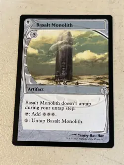 mtg Basalt Monolith, future sight, Mystery Booster 2, unplayed - Image 1
