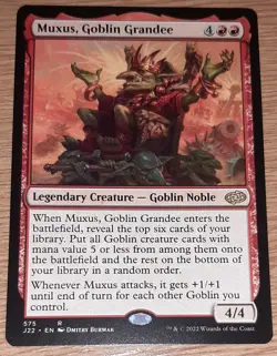 1x MUXUS, GOBLIN GRANDEE - J22 - MTG - Magic the Gathering 2/2 - Image 1