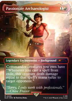 Foil Passionate Archaeologist secret lair PlayStation - Image 1