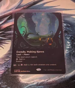 M.T.G Edge Of Eternities Evendo, Waking Haven Showcase Foil M/NM - Image 1