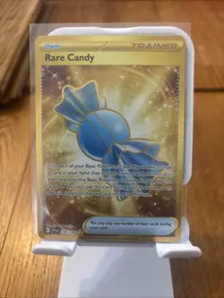 Pokemon TCG Rare Candy 256/198 Gold Card Scarlet & Violet NM/M Hyper Rare - Image 1