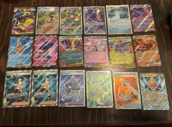 Pokemon Phantasmal Flames Lot of 18 Mega Illustration Rare Full Art ex Trainer - Image 1
