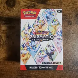 Pokemon TCG Prismatic Evolutions Booster Bundle 6 Sealed Packs S&V New Sealed - Image 1
