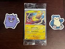 Pokemon TCG Zapdos 070/182 Destined Rivals Gamestop Stamped Promo SEALED NM - Image 1
