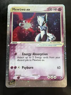 Pokemon Mewtwo ex 101/109 Ruby and Sapphire Holo (LP) - Image 1