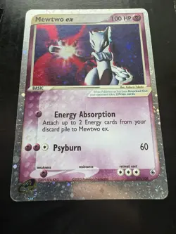 Pokemon Mewtwo ex 101/109 Ruby and Sapphire Holo (LP) - Image 2