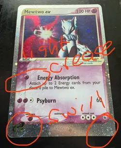 Pokemon Mewtwo ex 101/109 Ruby and Sapphire Holo (LP) - Image 3