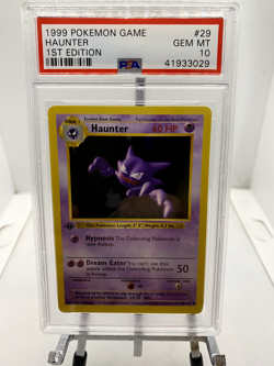 1999 Pokemon Game Haunter 1st Edition PSA 10! - Image 1