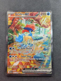 Pokemon Keldeo EX 167/086 White Flare Special Illustration Rare NM - Image 1