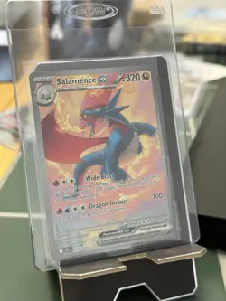 Pokemon Journey Together Salamence EX #187 Ungraded - Image 1