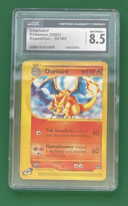 Pokemon TCG Expedition CGC sequential Starters- Charizard, Blastoise, Venusaur - Image 1