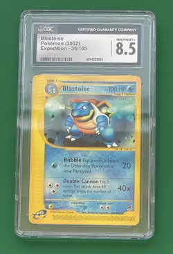 Pokemon TCG Expedition CGC sequential Starters- Charizard, Blastoise, Venusaur - Image 2