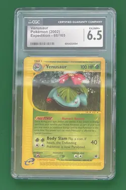 Pokemon TCG Expedition CGC sequential Starters- Charizard, Blastoise, Venusaur - Image 3
