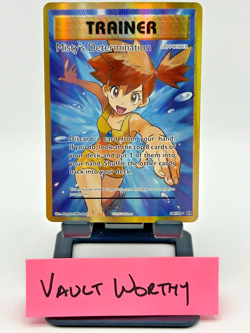💦 2016 POKEMON XY EVOLUTIONS #108 MISTY'S DETERMINATION FULL ART TRAINER 💦 - Image 1