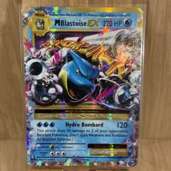 Pokemon Evolutions Holo Rare Mega Blastoise EX 22/108 2016 - Image 1