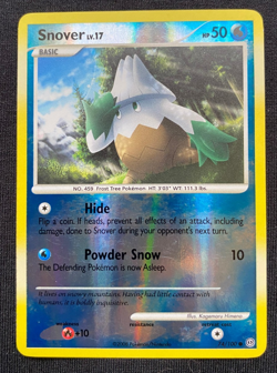 Pokemon Snover 74/100 Reverse Holo Stormfront (LP/MP) - Image 1