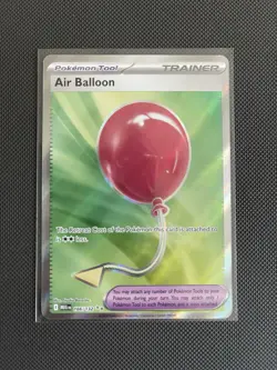 Pokemon TCG Air Balloon Full Art Ultra Rare 166/132 Mega Evolution - Image 1