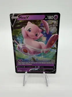 Pokemon Mew V Ultra Rare SWSH03: Darkness Ablaze 069/189 NM - Image 1