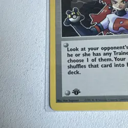 Rocket’s Sneak Attack 1st edition Team Rocket 72/82 WOTC vintage Pokemon - Image 2
