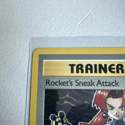 Rocket’s Sneak Attack 1st edition Team Rocket 72/82 WOTC vintage Pokemon - Image 3
