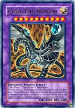 Moderately Played, English Yu Gi Oh Cyber End Dragon - STON-ENSE1 - Super Rare - - Image 1