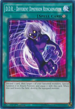Lightly Played, English Yu Gi Oh D.D.R. - Different Dimension Reincarnation - SD - Image 1