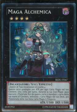 MAGA ALCHEMICA • (Alchemic Magician) Super R • REDU IT047 • unlimited • Yugioh! - Image 1