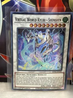 Yugioh Virtual World Kyubi - Shenshen MP21-EN186 Super Rare 1st Edition - Image 1