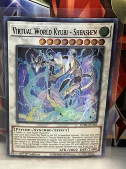 Yugioh Virtual World Kyubi - Shenshen MP21-EN186 Super Rare 1st Edition - Image 2