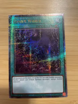 Yugioh! Zombie World RA03-EN205 Quarter Century Secret Rare 1st Ed NM QCR - Image 1