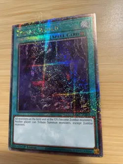 Yugioh! Zombie World RA03-EN205 Quarter Century Secret Rare 1st Ed NM QCR - Image 3
