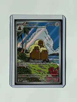 Pokemon TCG Alolan Dugtrio Holo Card 208/191 Sv08 Surfing Sparks Nm/M - Image 1